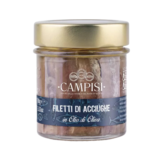 Filetti di acciughe in olio di oliva