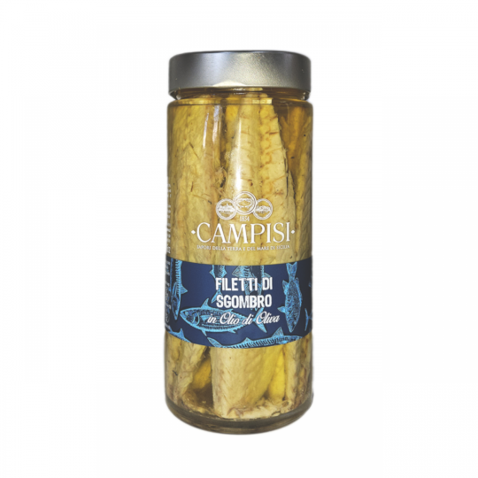 Filetti di sgombro in olio di oliva