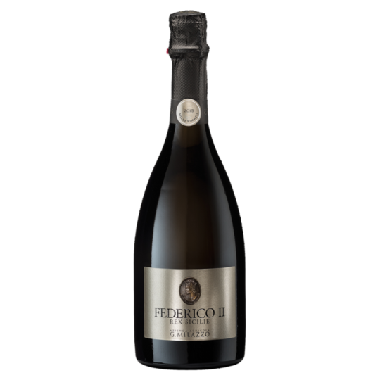 Spumante siciliano Federico II Rex Siciliae V.S.Q. Millesimato Annata